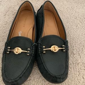 Coach black loafers Size 7.5